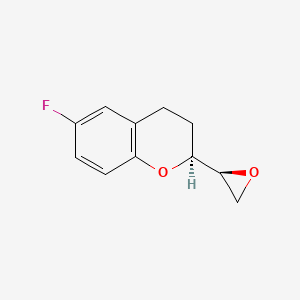 molecular formula C11H11FO2 B1591919 (2S, 2'S)-6-Fluoro-2-(2'-oxiranyl)chromane CAS No. 793669-26-8