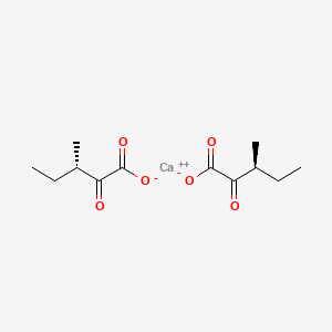 molecular formula C12H18CaO6 B1591927 Calcium (S)-3-methyl-2-oxovalerate CAS No. 51828-96-7