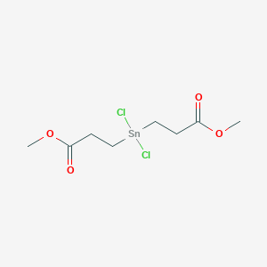 molecular formula C8H14Cl2O4Sn B159193 Bis(beta-carbomethoxyethyl)tin dichloride CAS No. 10175-01-6