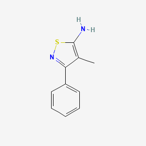 4-Methyl-3-phenylisothiazol-5-amine