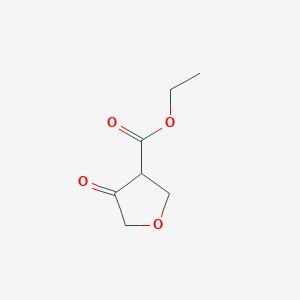 molecular formula C7H10O4 B1591936 乙基4-氧代四氢呋喃-3-羧酸酯 CAS No. 89898-51-1