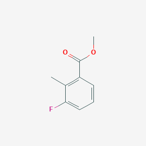 molecular formula C9H9FO2 B1591961 Methyl 3-fluoro-2-methylbenzoate CAS No. 230301-81-2