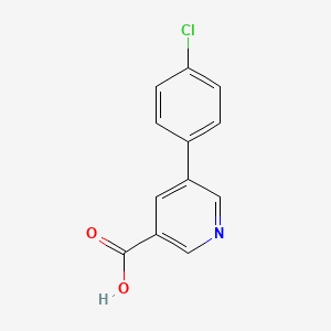 molecular formula C12H8ClNO2 B1591964 5-(4-Chlorophenyl)nicotinic acid CAS No. 187999-33-3
