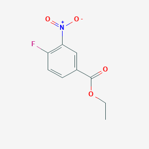 molecular formula C9H8FNO4 B1591977 Ethyl 4-fluoro-3-nitrobenzoate CAS No. 367-80-6