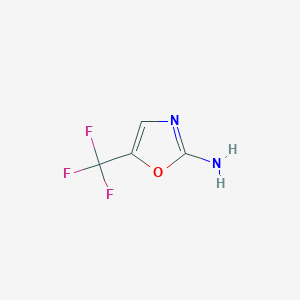 molecular formula C4H3F3N2O B1591984 5-(Trifluoromethyl)-1,3-oxazol-2-amine CAS No. 714972-00-6