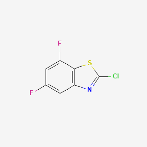 molecular formula C7H2ClF2NS B1591989 2-Chloro-5,7-difluorobenzo[D]thiazole CAS No. 791594-34-8