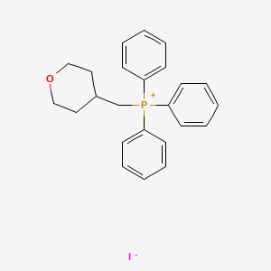 molecular formula C24H26IOP B1591996 Triphenyl[(tetrahydro-2H-pyran-4-yl)methyl]phosphonium iodide CAS No. 745052-92-0