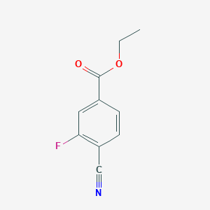 molecular formula C10H8FNO2 B1591999 Ethyl 4-cyano-3-fluorobenzoate CAS No. 952183-53-8