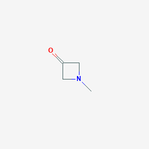 molecular formula C4H7NO B1592001 1-甲基氮杂环丁-3-酮 CAS No. 1144032-03-0