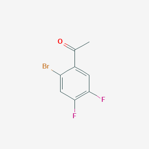 molecular formula C8H5BrF2O B1592007 1-(2-Bromo-4,5-difluorophenyl)ethanone CAS No. 127371-55-5