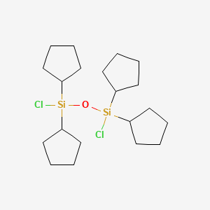 molecular formula C20H36Cl2OSi2 B1592009 1,1,3,3-Tetracyclopentyldichlorodisiloxane CAS No. 865811-56-9