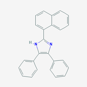 molecular formula C25H18N2 B159202 2-萘基-4,5-二苯基-1H-咪唑 CAS No. 1740-24-5