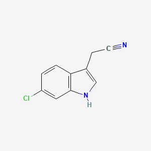 2-(6-chloro-1H-indol-3-yl)acetonitrile