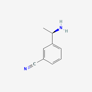 molecular formula C9H10N2 B1592029 (R)-3-(1-aminoethyl)benzonitrile CAS No. 127852-31-7