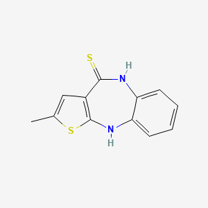 2-Methyl-5,10-dihydrothieno[3,2-c][1,5]benzodiazepine-4-thione