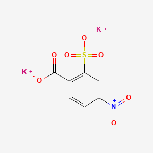 molecular formula C7H5KNO7S+ B1592033 Potassium 2-carboxy-5-nitrobenzenesulfonate CAS No. 5344-48-9