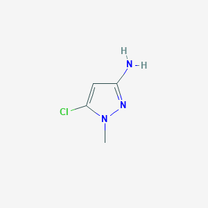 molecular formula C4H6ClN3 B1592036 5-Chloro-1-methyl-1H-pyrazol-3-amine CAS No. 1191453-81-2