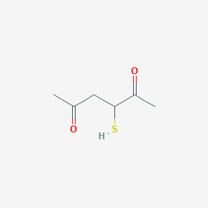 molecular formula C6H10O2S B1592039 3-Mercapto-2,5-hexanedione CAS No. 53670-54-5