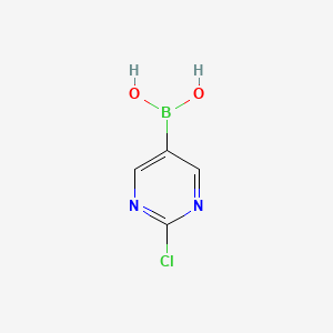 molecular formula C4H4BClN2O2 B1592046 2-Chloropyrimidine-5-boronic acid CAS No. 1003845-06-4