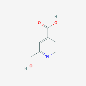 molecular formula C7H7NO3 B1592048 2-(Hydroxymethyl)isonicotinic acid CAS No. 915140-06-6