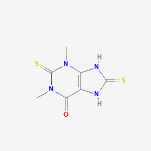 molecular formula C7H8N4OS2 B159205 Theophylline, 8-mercapto-2-thio- CAS No. 1784-68-5
