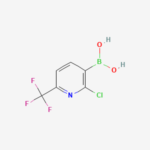 molecular formula C6H4BClF3NO2 B1592050 (2-Chloro-6-(trifluoromethyl)pyridin-3-yl)boronic acid CAS No. 205240-63-7