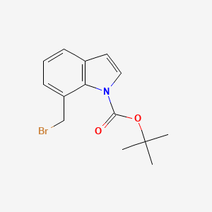 molecular formula C14H16BrNO2 B1592052 tert-Butyl 7-(bromomethyl)-1H-indole-1-carboxylate CAS No. 442910-45-4