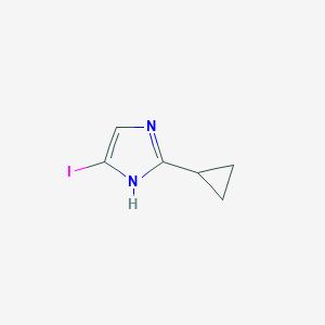 molecular formula C6H7IN2 B1592063 2-cyclopropyl-5-iodo-1H-imidazole CAS No. 761426-65-7