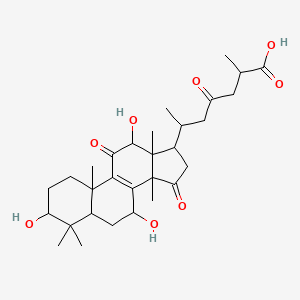 molecular formula C30H44O8 B1592065 GanodericAcidG CAS No. 98665-22-6