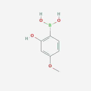 molecular formula C7H9BO4 B1592074 2-Hydroxy-4-methoxyphenylboronic acid CAS No. 1068155-43-0