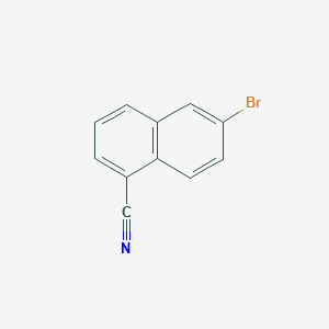 molecular formula C11H6BrN B1592088 6-Bromonaphthalene-1-carbonitrile CAS No. 91065-16-6