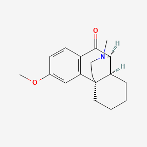 molecular formula C18H23NO2 B1592091 ent-3-甲氧基-17-甲基吗啡喃-10-酮 CAS No. 57969-05-8