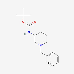 molecular formula C17H26N2O2 B1592107 叔丁基（1-苄基哌啶-3-基）氨基甲酸酯 CAS No. 478828-62-5