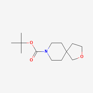 molecular formula C13H23NO3 B1592108 Tert-butyl 2-oxa-8-azaspiro[4.5]decane-8-carboxylate CAS No. 374794-96-4