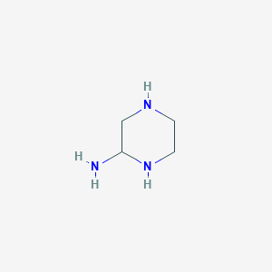 molecular formula C4H11N3 B1592115 2-哌嗪胺 CAS No. 471925-18-5