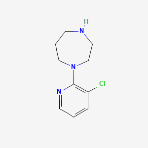 molecular formula C10H14ClN3 B1592116 1-(3-Chloropyridin-2-Yl)-1,4-Diazepane CAS No. 902837-06-3