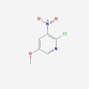 molecular formula C6H5ClN2O3 B1592119 2-氯-5-甲氧基-3-硝基吡啶 CAS No. 1003711-55-4
