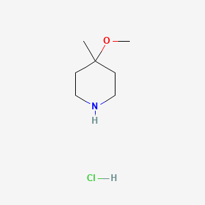 molecular formula C7H16ClNO B1592120 4-Methoxy-4-methylpiperidine hydrochloride CAS No. 3970-73-8