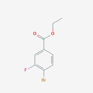 molecular formula C9H8BrFO2 B1592121 Ethyl 4-bromo-3-fluorobenzoate CAS No. 1130165-74-0