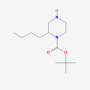 molecular formula C13H26N2O2 B1592123 1-Boc-2-butyl-piperazine CAS No. 1027511-69-8