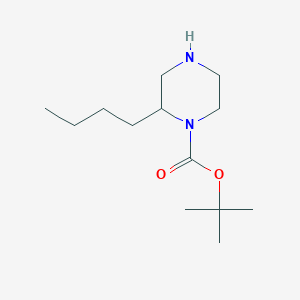 tert-Butyl 2-butylpiperazine-1-carboxylate