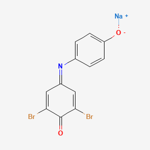 molecular formula C12H7Br2NNaO2+ B1592129 2,5-Cyclohexadien-1-one, 2,6-dibromo-4-[(4-hydroxyphenyl)imino]-, sodium salt CAS No. 5415-23-6