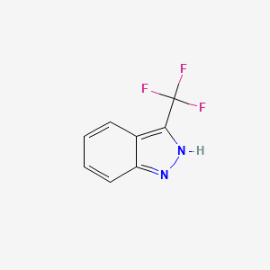 molecular formula C8H5F3N2 B1592132 3-(trifluoromethyl)-1H-indazole CAS No. 57631-05-7