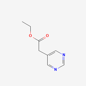 molecular formula C8H10N2O2 B1592133 Ethyl 2-(pyrimidin-5-YL)acetate CAS No. 6214-48-8