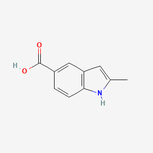 molecular formula C10H9NO2 B1592137 2-甲基-1H-吲哚-5-羧酸 CAS No. 496946-80-6