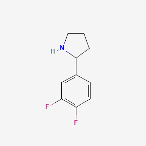 molecular formula C10H11F2N B1592139 2-(3,4-Difluorophenyl)pyrrolidine CAS No. 298690-75-2