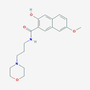 3-Hydroxy-7-methoxy-N-[3-(morpholino)propyl]naphthalene-2-carboxamide