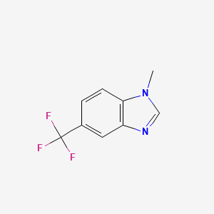 molecular formula C9H7F3N2 B1592141 1-Methyl-5-trifluoromethylbenzimidazole CAS No. 53483-66-2