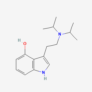 molecular formula C16H24N2O B1592143 4-Hydroxy-N,N-diisopropyltryptamine CAS No. 132328-45-1