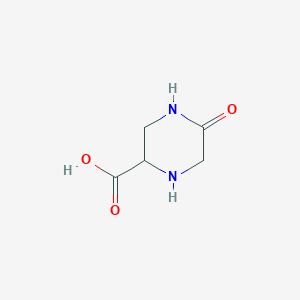 molecular formula C5H8N2O3 B1592151 5-Oxopiperazine-2-carboxylic acid CAS No. 3262-59-7